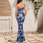 BOHÉRA – WOMEN’S FLORAL BODYCON MAXI DRESS
