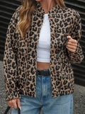 LEOPHIRA – WOMEN’S Y2K RETRO LEOPARD PRINT CARDIGAN JACKET