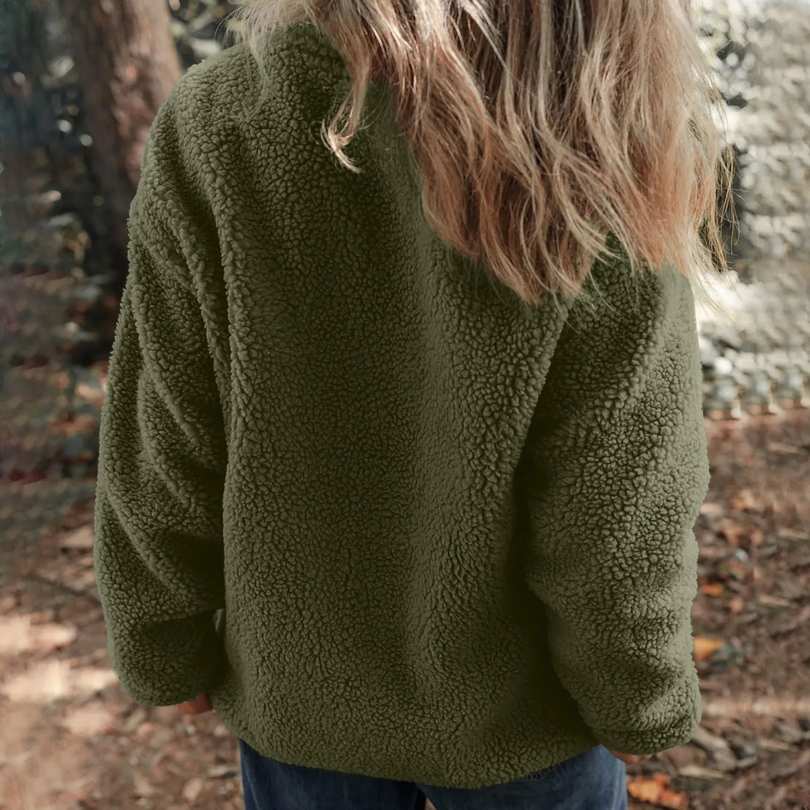 TÉVORA – WOMEN’S TRENDY FULL-ZIP FLEECE JACKET