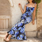 BOHÉRA – WOMEN’S FLORAL BODYCON MAXI DRESS