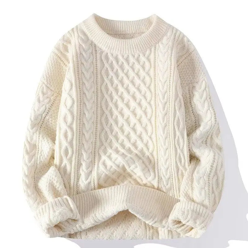 RAVENOR – MEN’S VINTAGE TWIST KNIT SWEATER