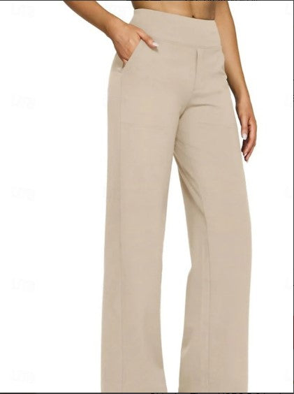 VALÉNZA – WOMEN’S HIGH WAIST STRAIGHT LEG TROUSERS