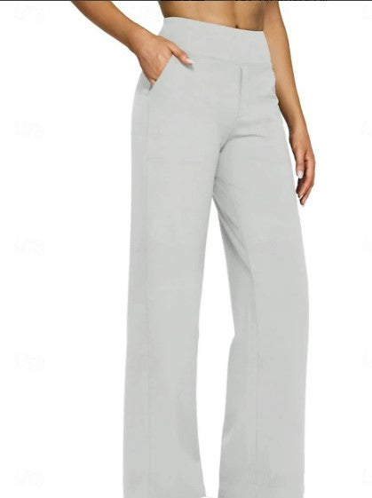 VALÉNZA – WOMEN’S HIGH WAIST STRAIGHT LEG TROUSERS