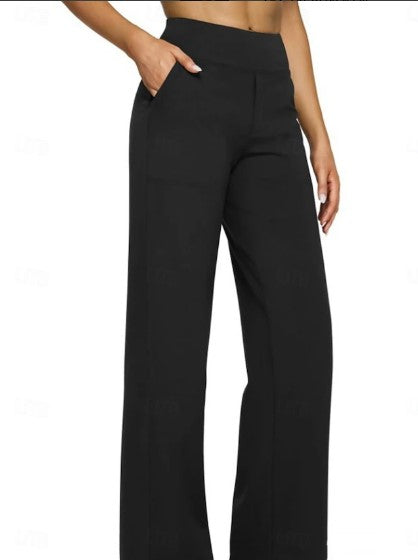 VALÉNZA – WOMEN’S HIGH WAIST STRAIGHT LEG TROUSERS