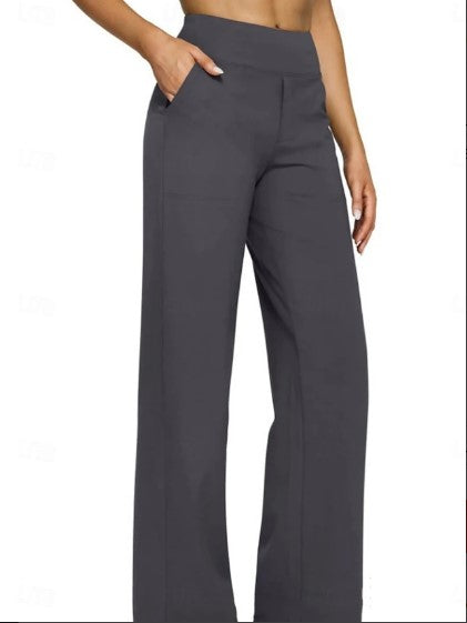 VALÉNZA – WOMEN’S HIGH WAIST STRAIGHT LEG TROUSERS