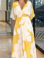 FLORALÉA – WOMEN’S FLORAL FORMAL MAXI DRESS