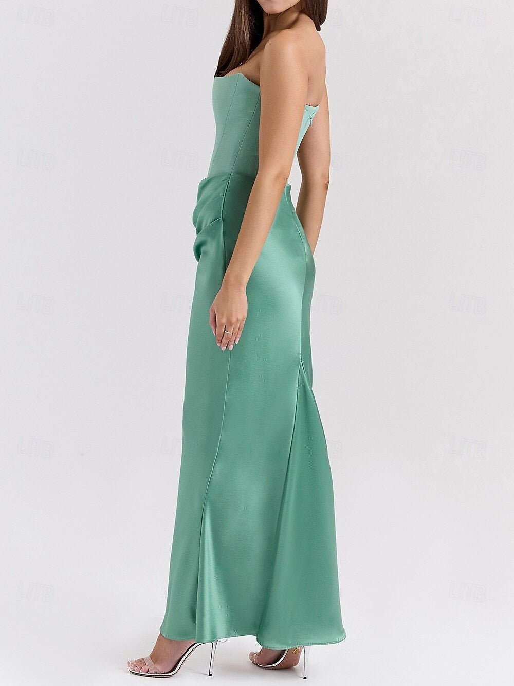 AVÉRIELA – WOMEN’S STRAPLESS CORSET MAXI DRESS