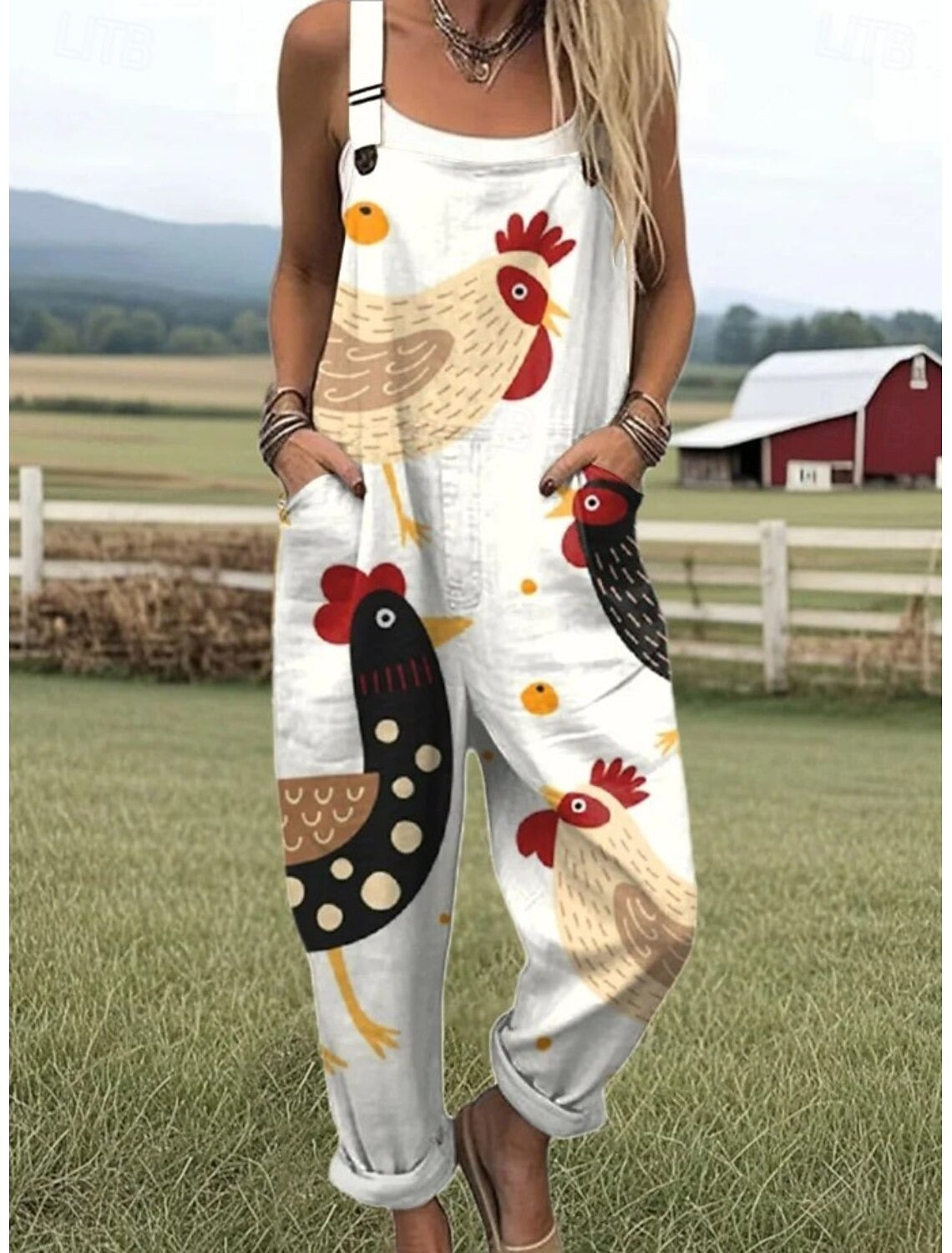 ALMÉRIA – WOMEN’S GRAPHIC DRAWSTRING ROMPER